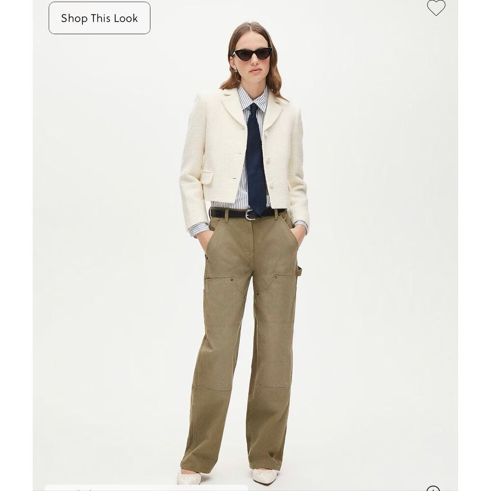 J. Crew Painter pant in cotton canvas in Tuscan Olive NWT size 32
